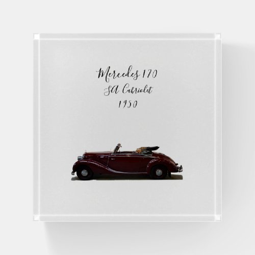 MERCEDES 170 SA CABRIOLET 1950 PAPERWEIGHT