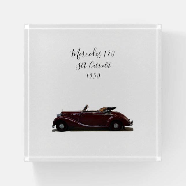 MERCEDES 170 SA CABRIOLET 1950 PAPERWEIGHT (Front)