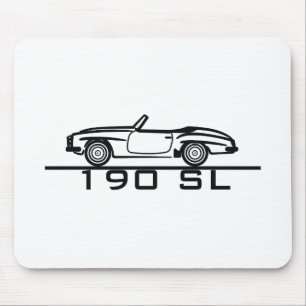 Mercedes 190 SL Type 121 Mouse Pad
