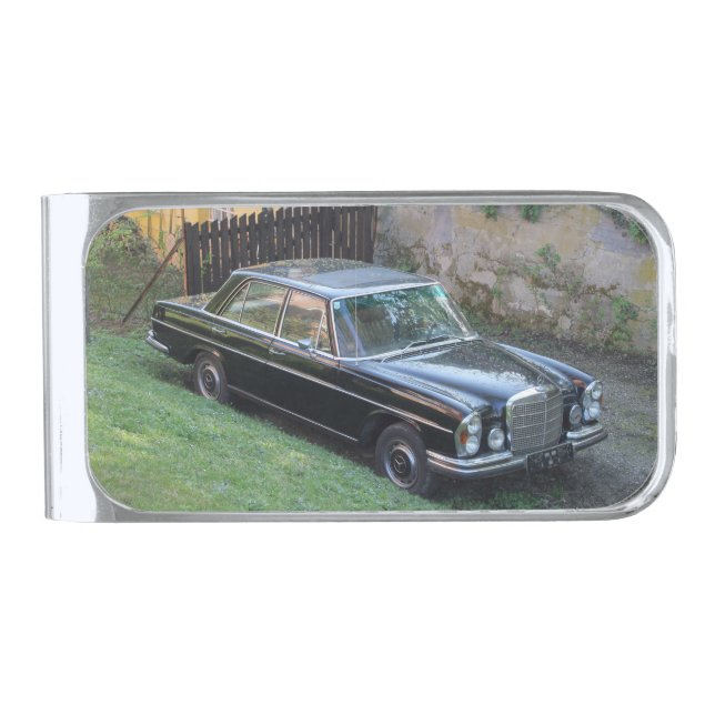 Mercedes 280SE W108 Silver Finish Money Clip (Front)