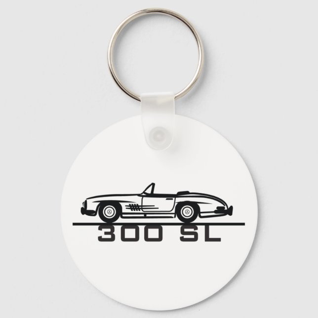 Mercedes 300 SL Cabrio Keychain (Front)