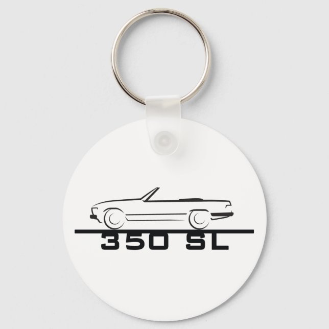 Mercedes 350 SL Type 107 Keychain (Front)