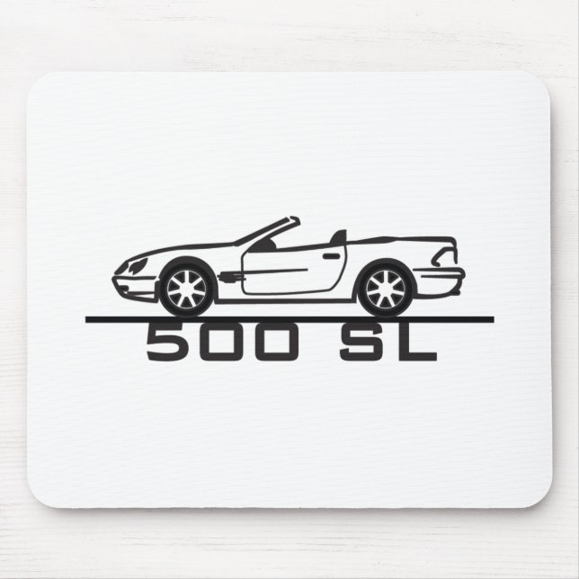 Mercedes 500 SL Type 230 Mouse Pad (Front)