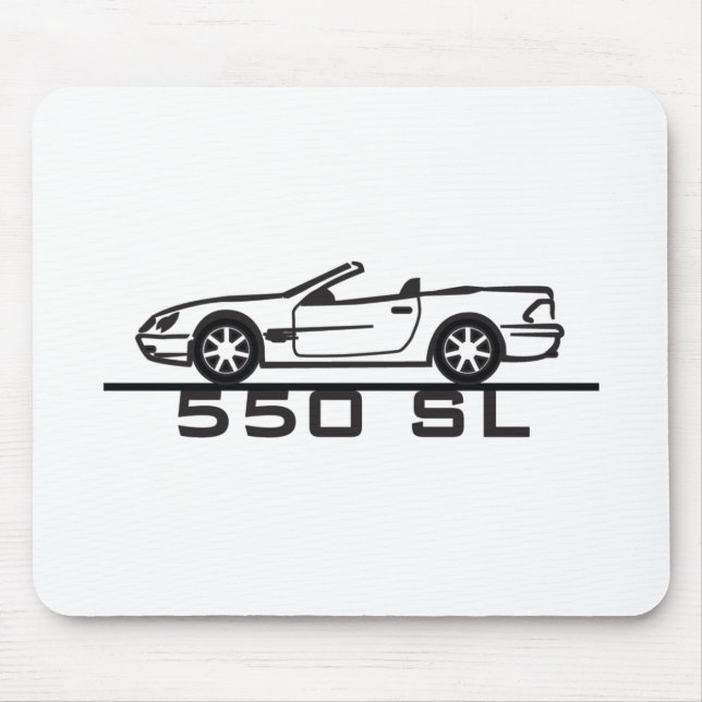 Mercedes 550 SL Type 230 Mouse Pad (Front)