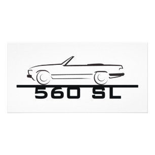 Mercedes 560 SL Type 107 Card