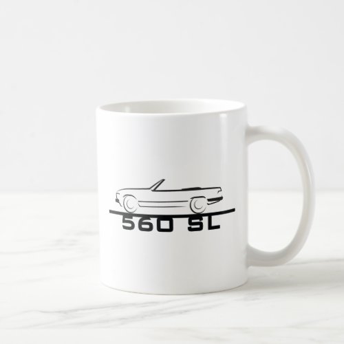 Mercedes 560 SL Type 107 Coffee Mug