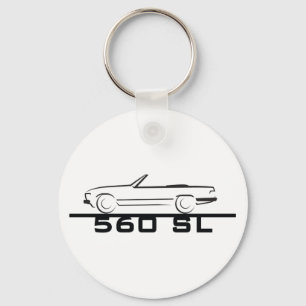Mercedes 560 SL Type 107 Keychain