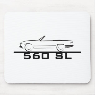 Mercedes 560 SL Type 107 Mouse Pad