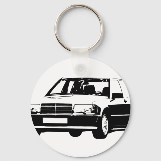 Mercedes-Benz-190E Keychain (Front)
