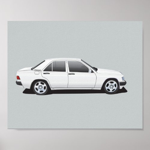 Mercedes_Benz 190E Poster