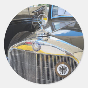 Mercedes-Benz 260D. World's first diesel car. Classic Round Sticker