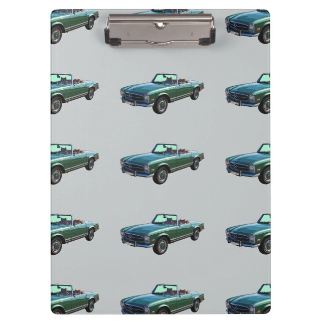 Mercedes Benz 280 SL Convertible Clipboard (Front)