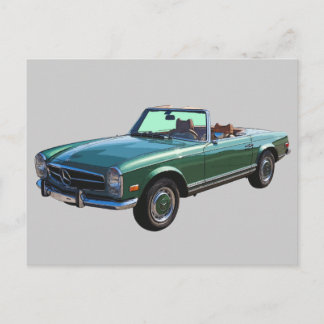 Mercedes Benz 280 SL Convertible Postcard