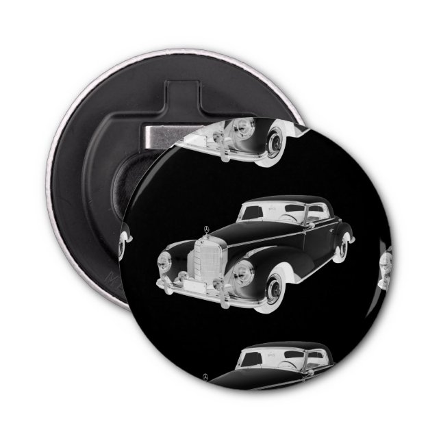 Mercedes Benz 300 Luxury Car Art Bottle Opener (Front)