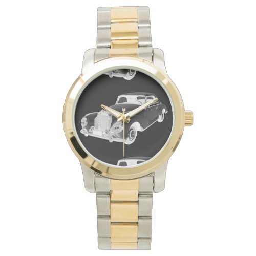 Mercedes Benz 300 Luxury Car Art Wrist Watch