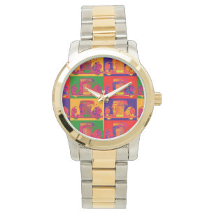 Mercedes Benz 300 Luxury Car Pop Art Watch