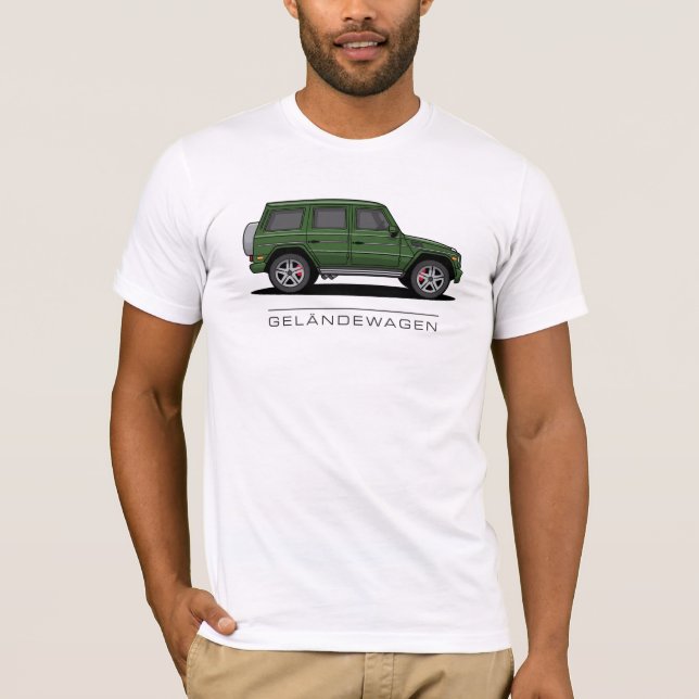 Mercedes Benz 4x4 SUV Luxury Car G Wagon T-Shirt (Front)