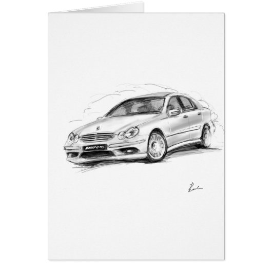 Mercedes-Benz C55 AMG Cards (Front)