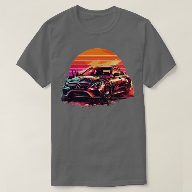 Mercedes Benz E Class T-Shirt (Design Front)