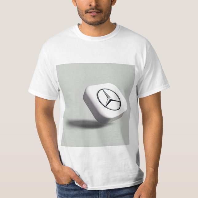 Mercedes Benz logo T shirt for men (Front)