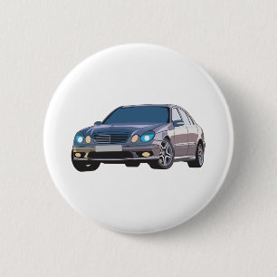 Mercedes Benz Pinback Button
