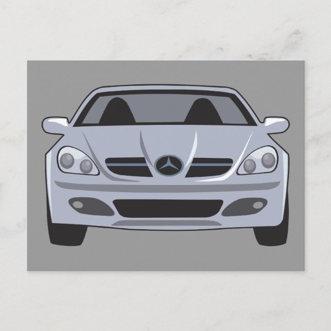 Mercedes Benz Postcard (Front)