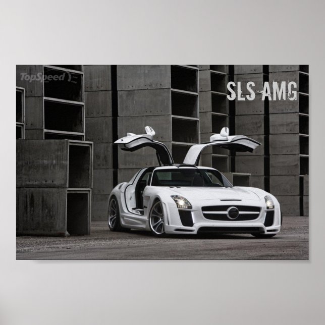 Mercedes-Benz SLS AMG FAB Design Poster (Front)