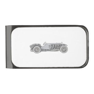 Mercedes-Benz SSK 1928 Gunmetal Finish Money Clip