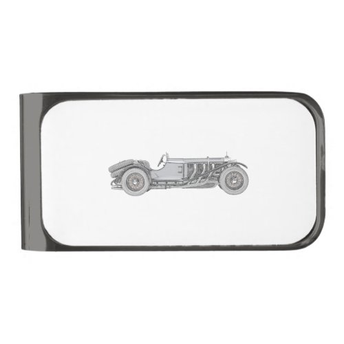 Mercedes_Benz SSK 1928 Gunmetal Finish Money Clip