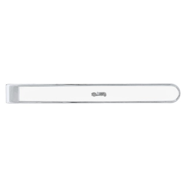 Mercedes-Benz SSK 1928 Silver Finish Tie Clip (Front)