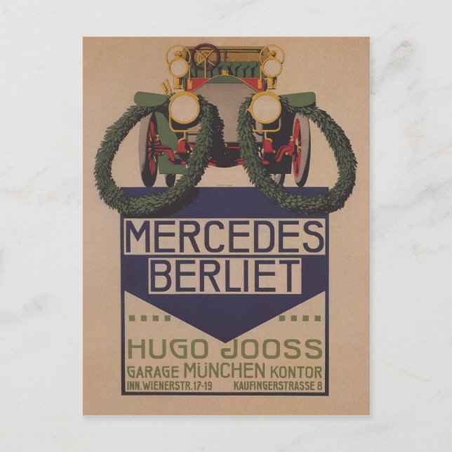 Mercedes Berliet Card (Front)