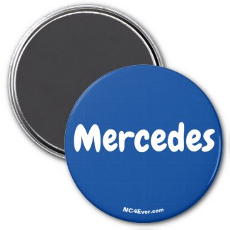 Mercedes blue magnet