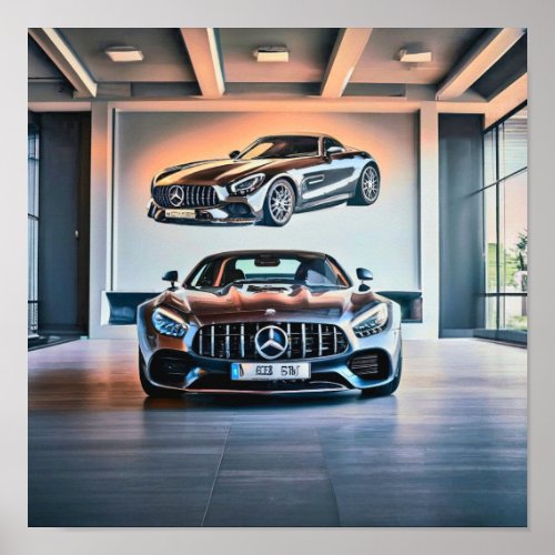 Mercedes Dual Frontal Showcase  Poster