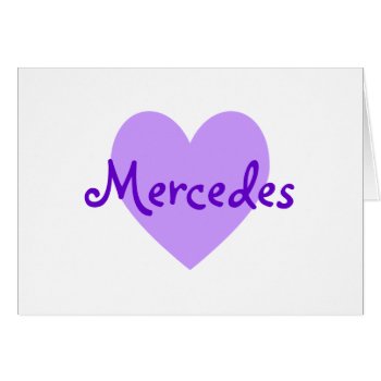 Mercedes In Purple by purplestuff at Zazzle