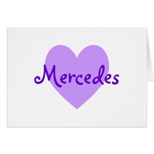 Mercedes in Purple (Front Horizontal)