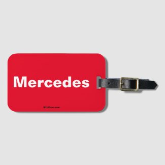 Mercedes Luggage Tag