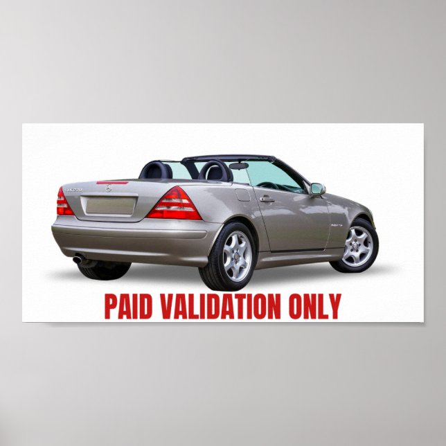 Mercedes Luxury Poster (Front)