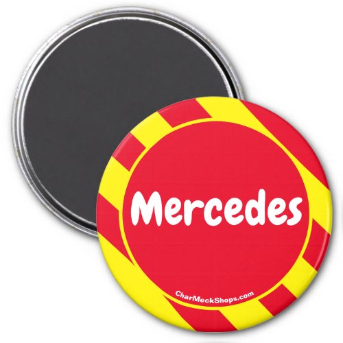 Mercedes RedYellow Magnet