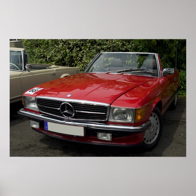 Mercedes Roadster Poster (Front)