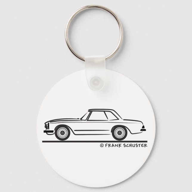 Mercedes SL Pagoda Hardtop Keychain (Front)
