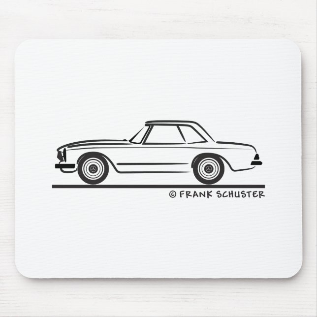 Mercedes SL Pagoda Hardtop Mouse Pad (Front)