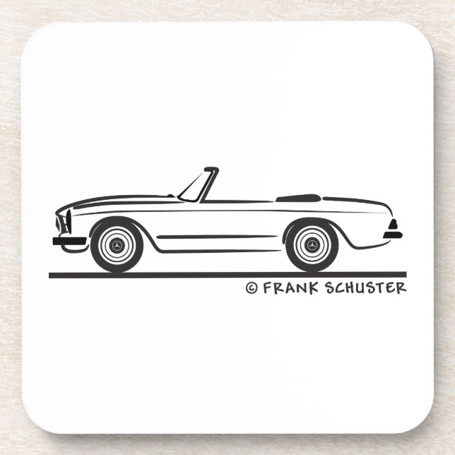Mercedes SL Pagode Pagoda Kabrio Coaster (Front)