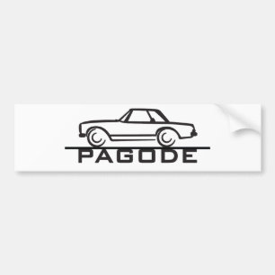 Mercedes SL Pagode Type 113 Bumper Sticker