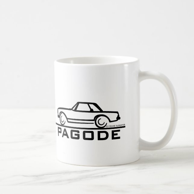 Mercedes SL Pagode with Script Coffee Mug (Right)