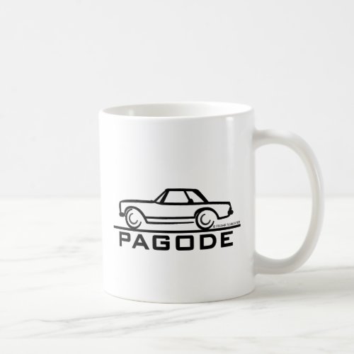 Mercedes SL Pagode with Script Coffee Mug
