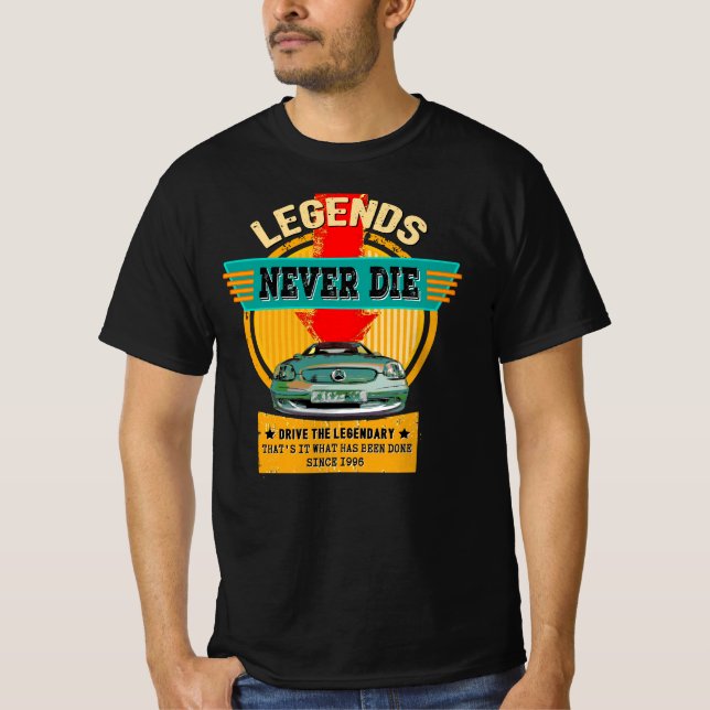 Mercedes SLK - Legends never T-Shirt (Front)