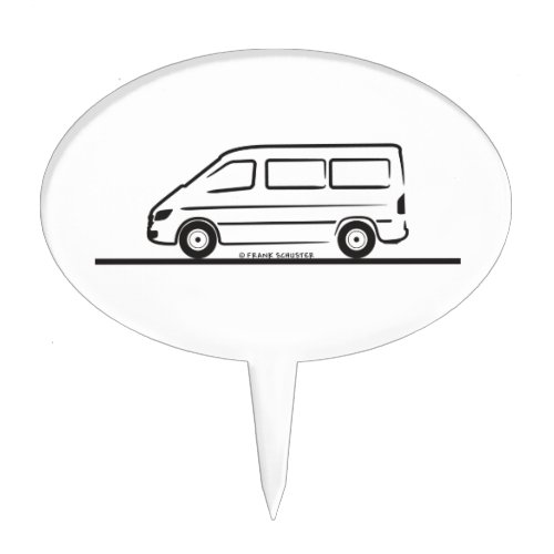 Mercedes Sprinter Short Wheelbase Cake Topper