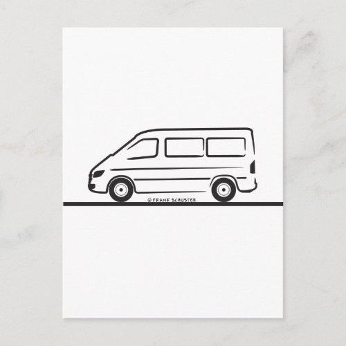 Mercedes Sprinter Short Wheelbase Postcard