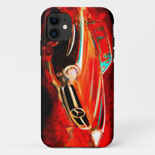 Mercedes Vintage art iPhone 11 Case