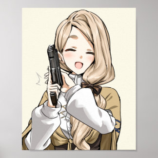 Mercedes with Gun  Poster